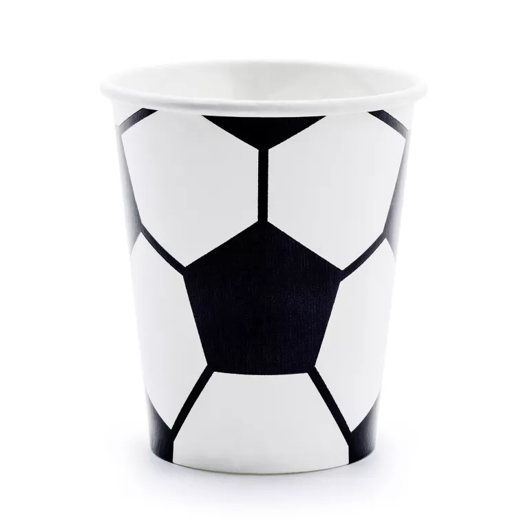 Kelímky Fotbalový míč  6 ks