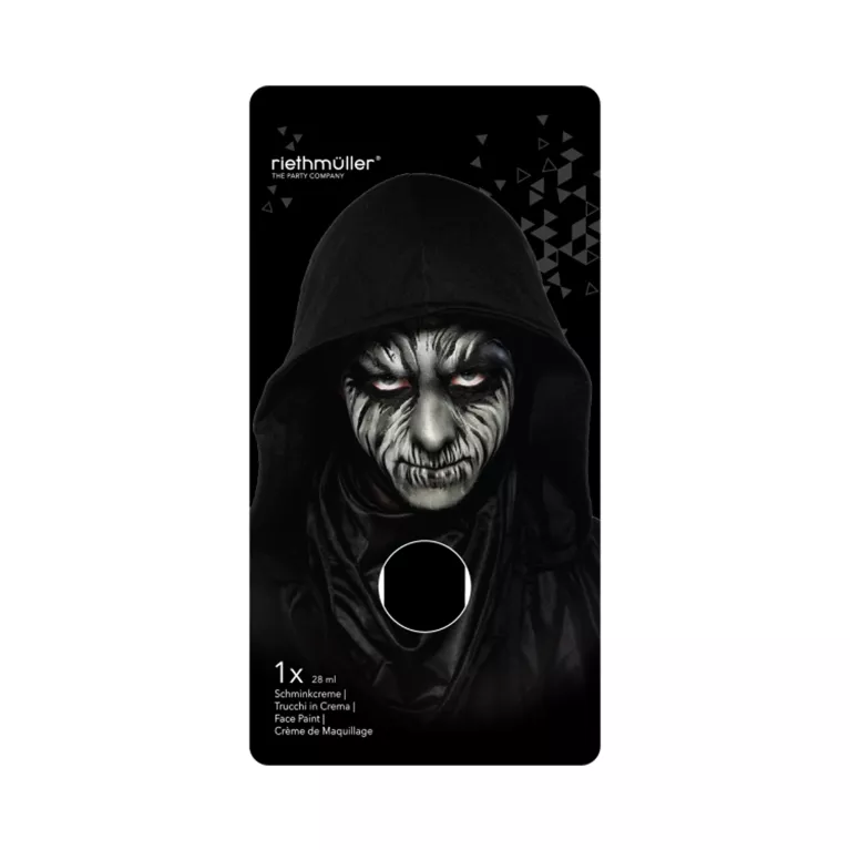 Barva na obličej černá tuba  28 ml