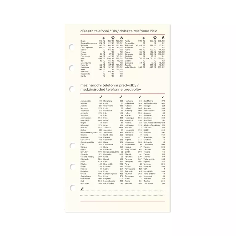 Náplň do plánovacího diáře na rok 2026