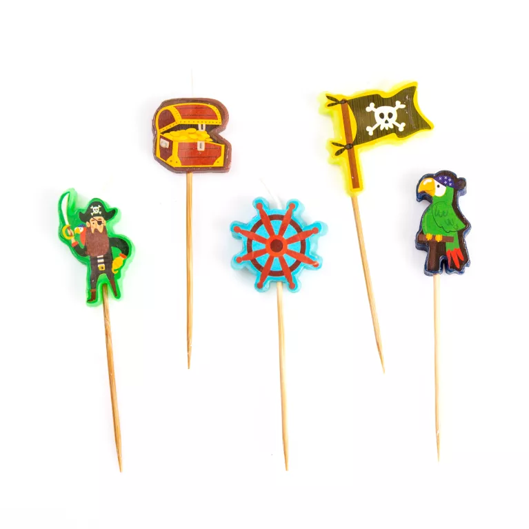 Sada dortových svíček - Pirát