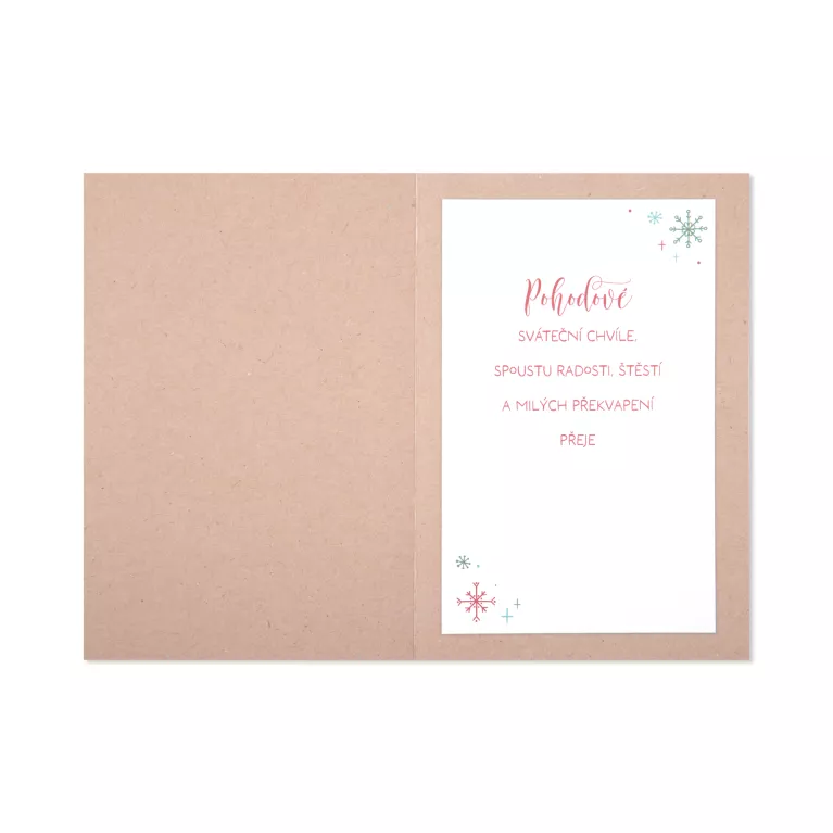 3D vánoční přání - Věnec z bambulek