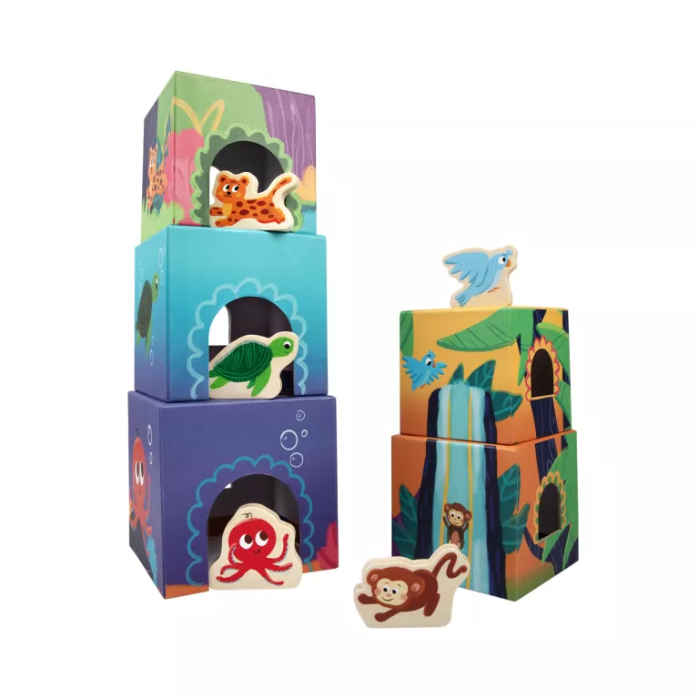 Zvířátkové domečky s aktivitami - Kvído