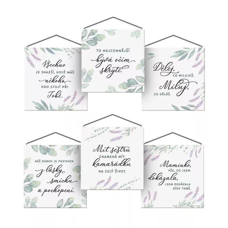 Cedulky s věnováním