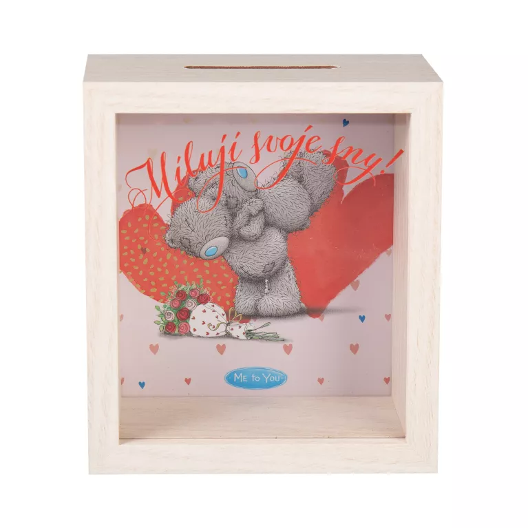 Rámová pokladnička Me to You - Miluji sny