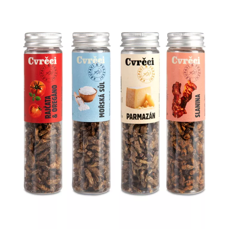 Dárkový set: Křupaví a pražení cvrčci