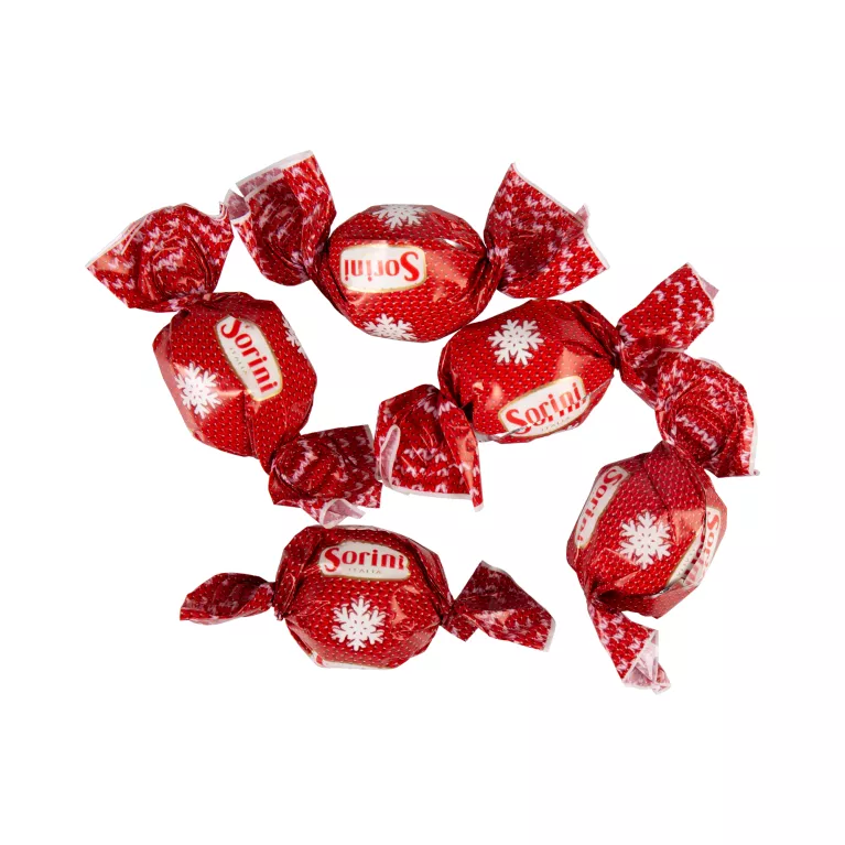 Pralinky v hrnečku - Červená dekorace