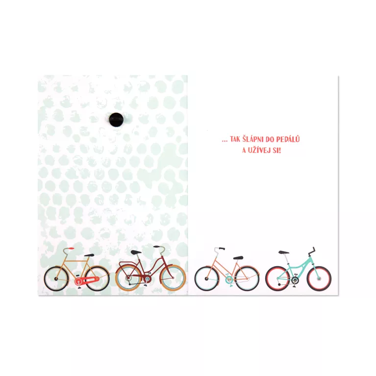 Přání s broží - Kolo