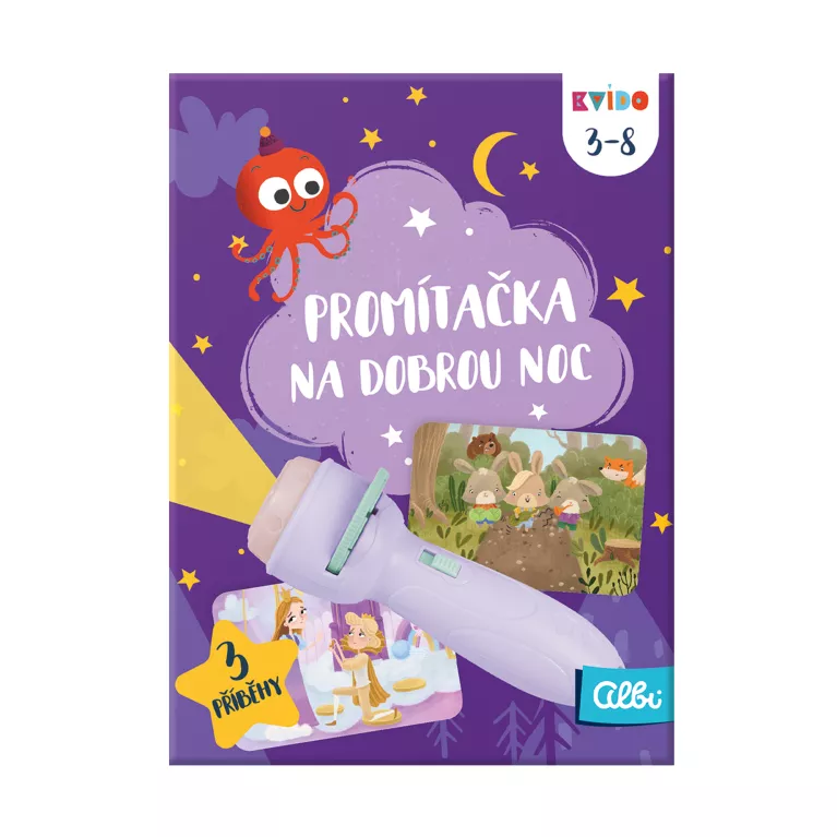 Fialová promítačka na dobrou noc - Kvído