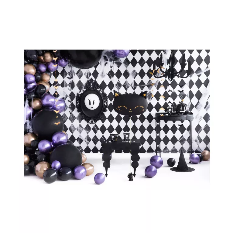 Balónek fóliový Holky kočka černá