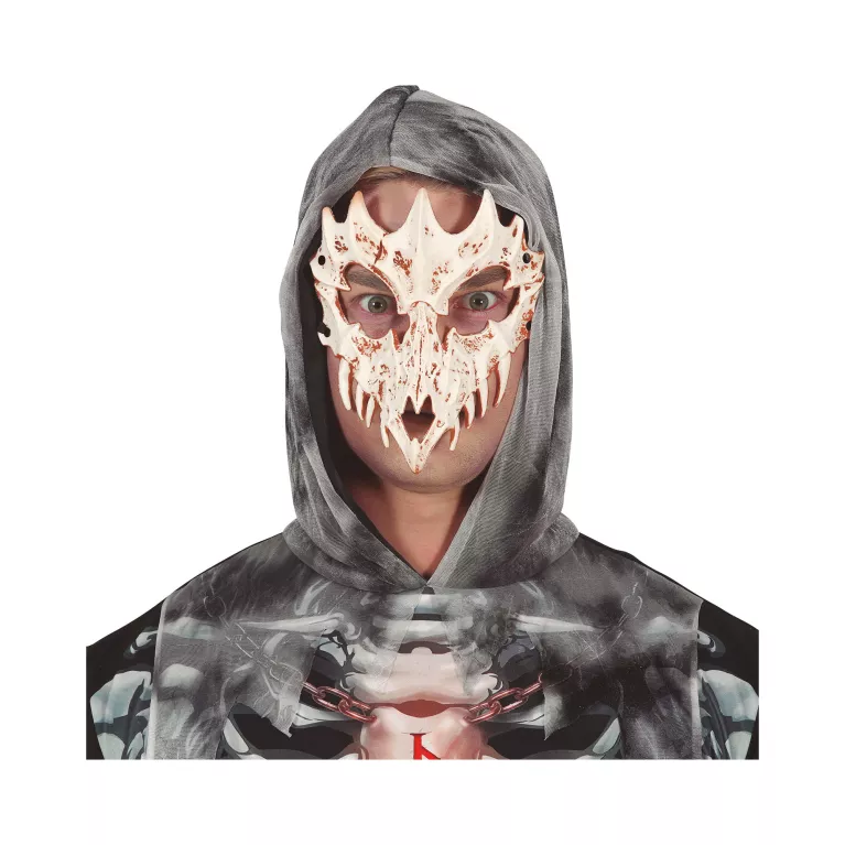 Maska Dračí lebka s tesáky