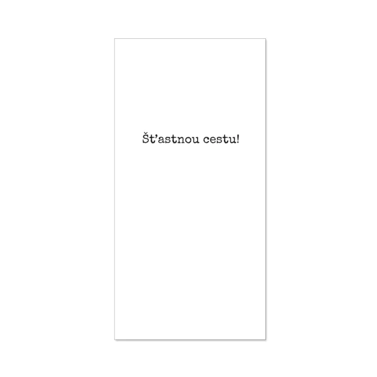 Svatební přání - Jízdenka