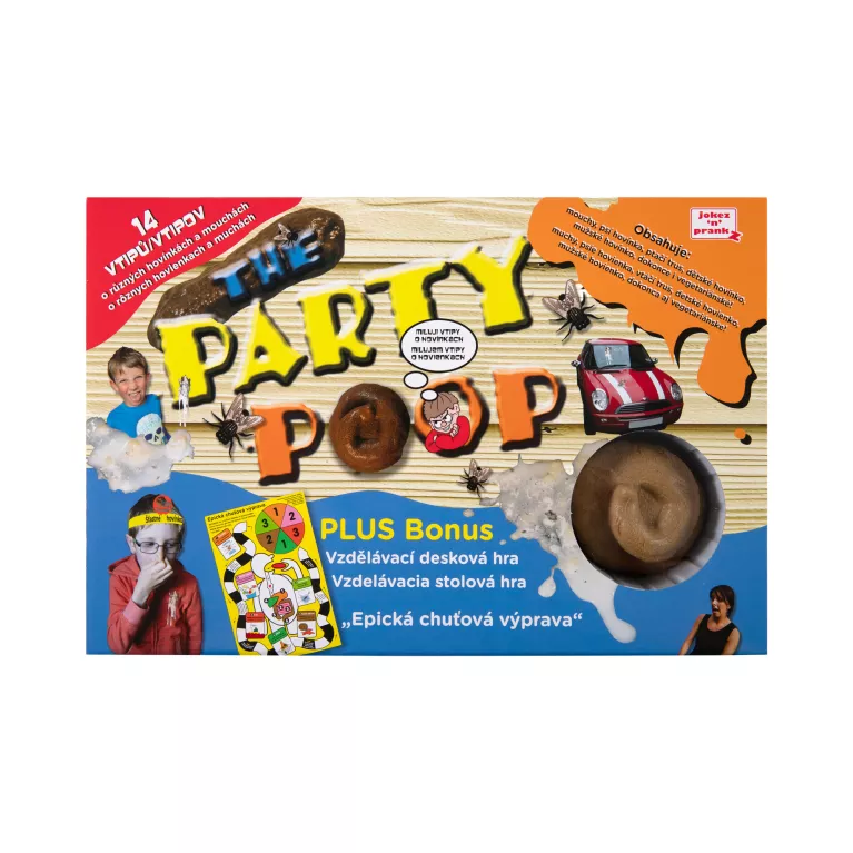 Set 14 vtipů s hovínky + destová hra