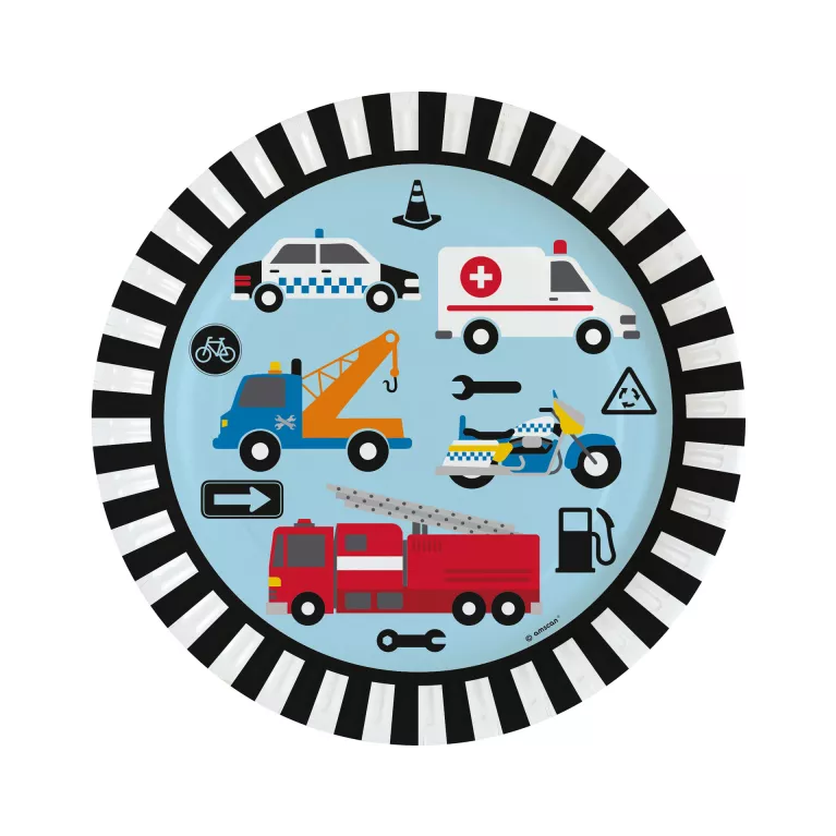 Párty Set Auta na silnici 60 ks