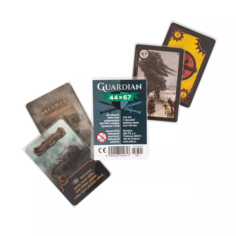 Obaly na karty Guardian pro karty 44 × 68 mm - 100 ks