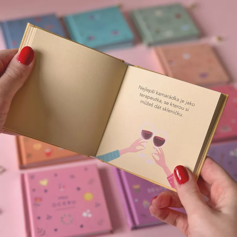 Minikniha - Pro kamarádku