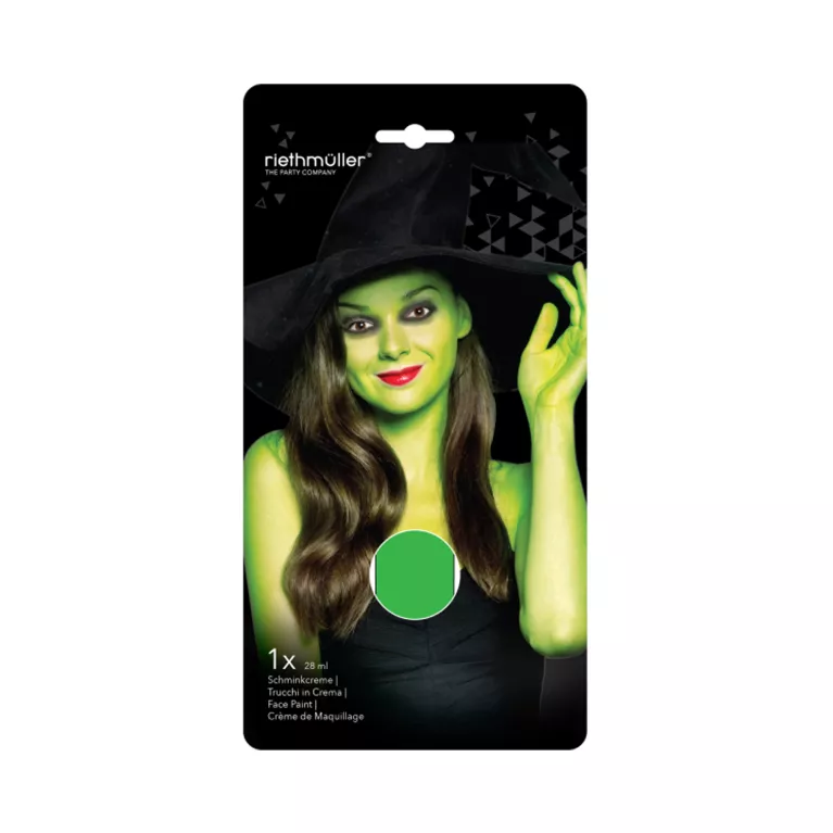 Barva na obličej zelená tuba  28 ml
