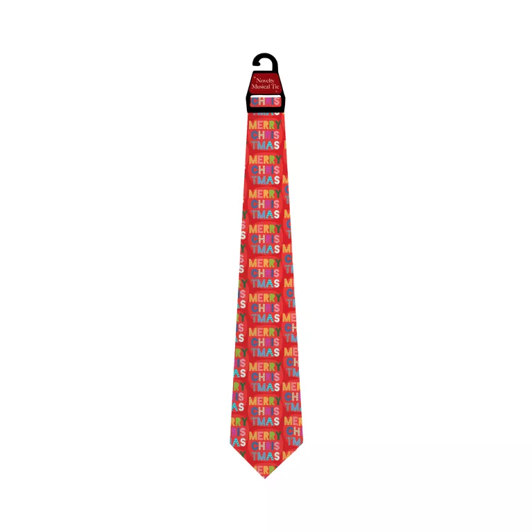 Vánoční kravata hrající Merry Christmas