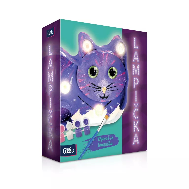 DIY Lampička - Kočka