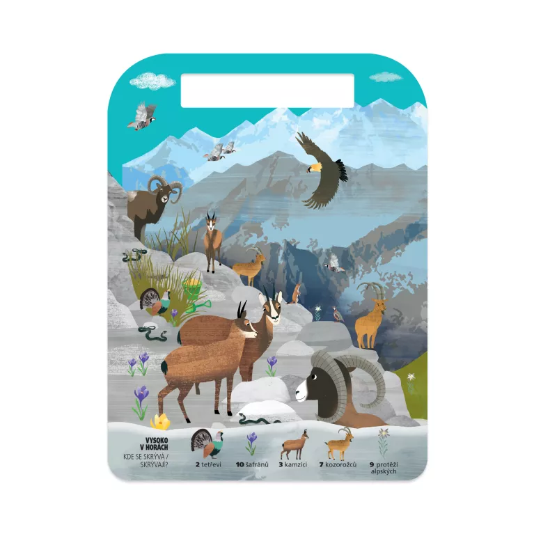 Hledej a najdi: Zvířátka z hor - Kvído