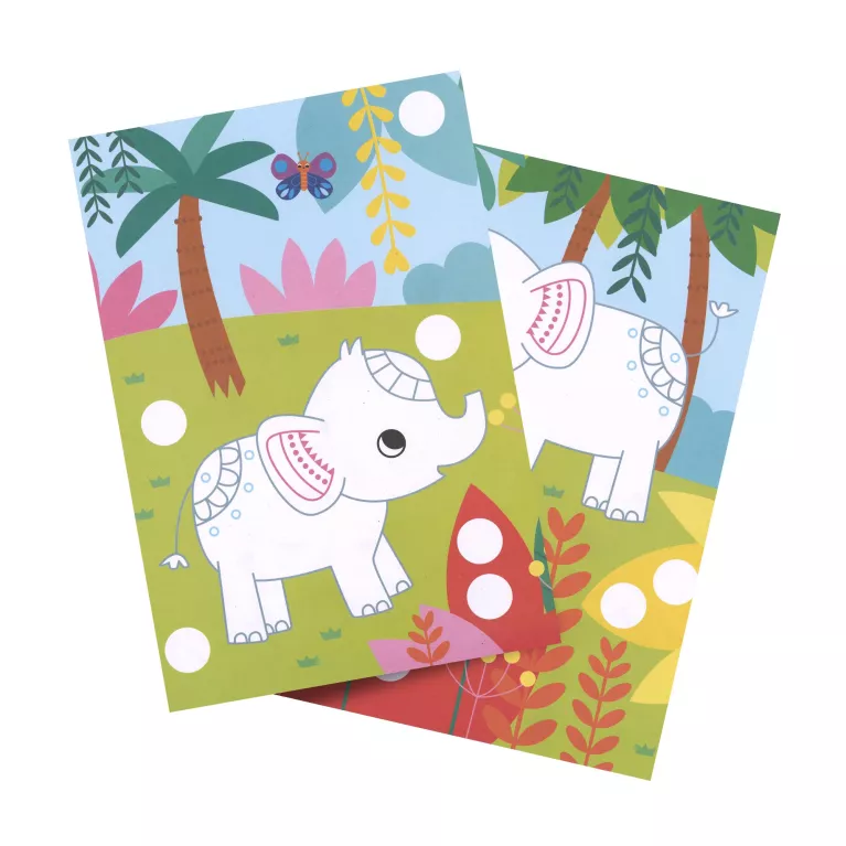 Samolepky s omalovánkami - Pejsek