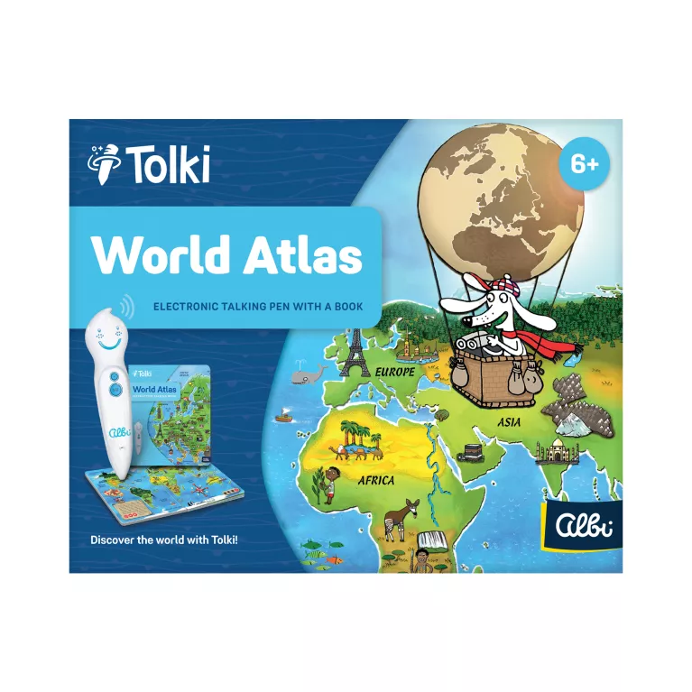 Tolki Pen + World Atlas EN