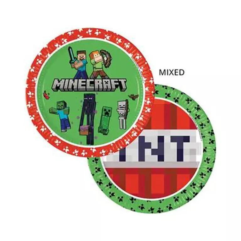 Talíře Minecraft  8 ks