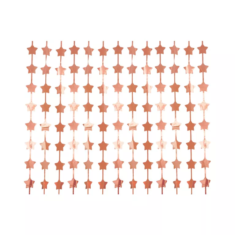 Závěs na dveře hvězdy rose gold