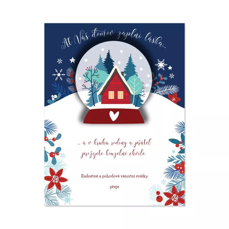 Svítící hrací přání - Chaloupka