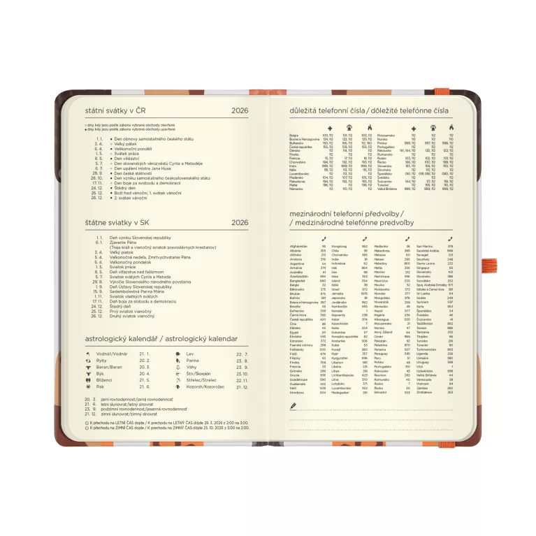 Kapesní diář - Kočičí tlapky