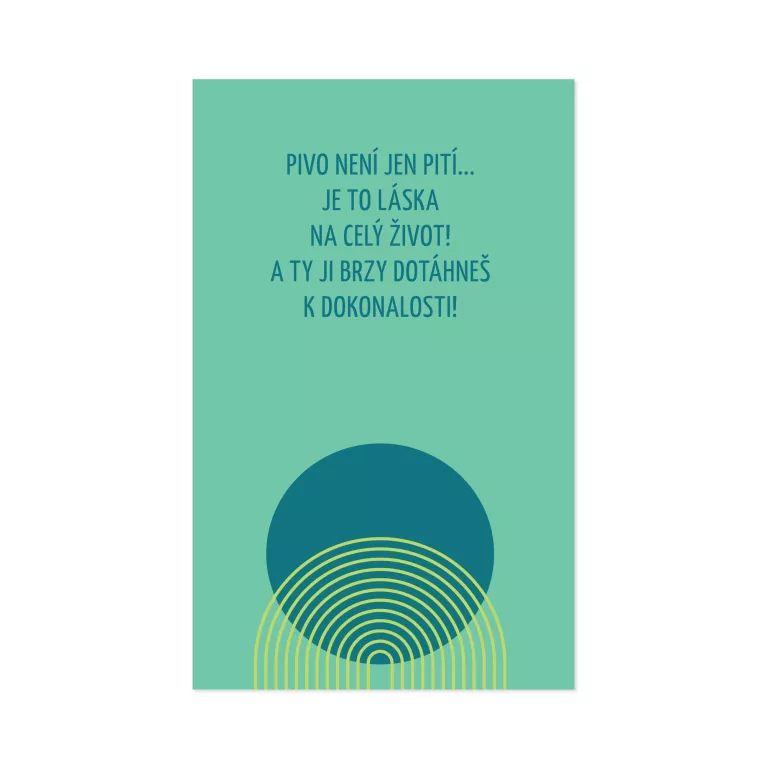 Přání s medailí - Pivní šampion