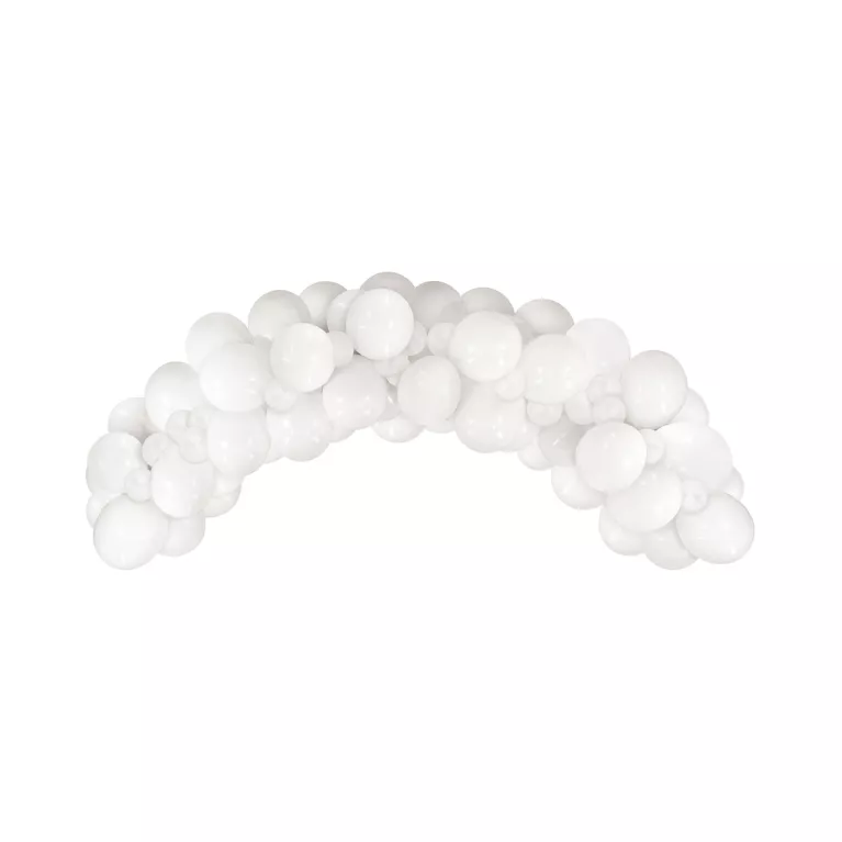 Balónková girlanda bílá 70 ks