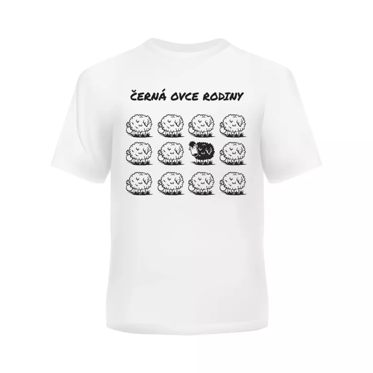 Pánské třičko - Černá ovce rodiny