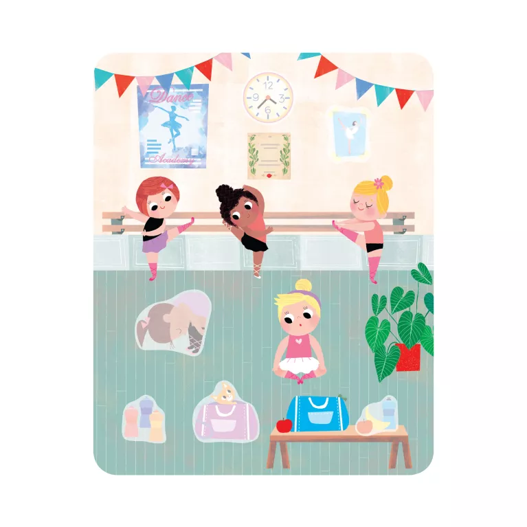 Samolepkování: Baletky - Kvído