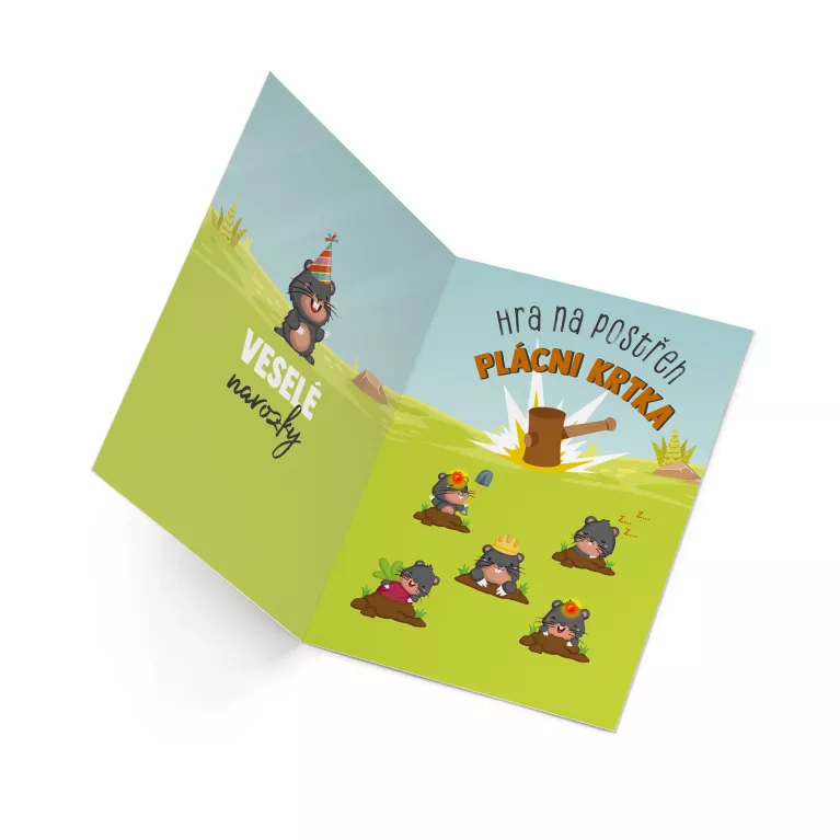 Přání s postřehovou hrou - Narozeniny