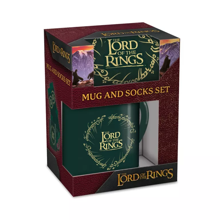 Sada hrnek a ponožky - Pán prstenů