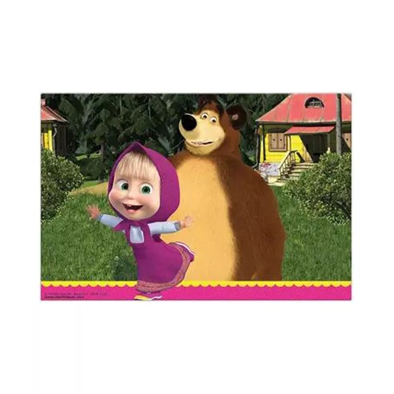 Ubrus plastový Máša a medvěd