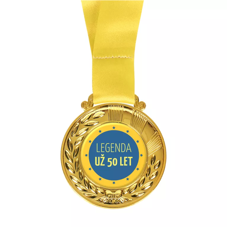 Přání s medailí - 50 let