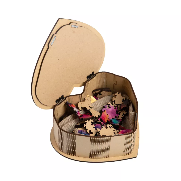 Dětské dřevěné puzzle - Štěně