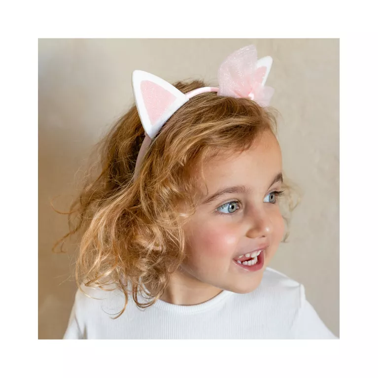 Čelenka Kočičí ouška růžová