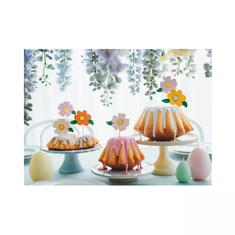 Zápich Květiny 8 ks