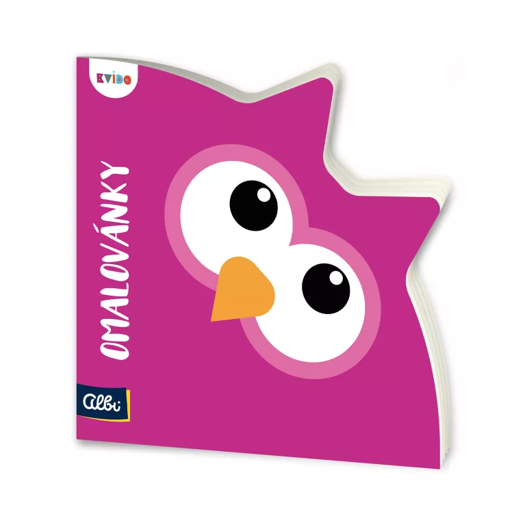 Tvarované omalovánky: Sova - Kvído