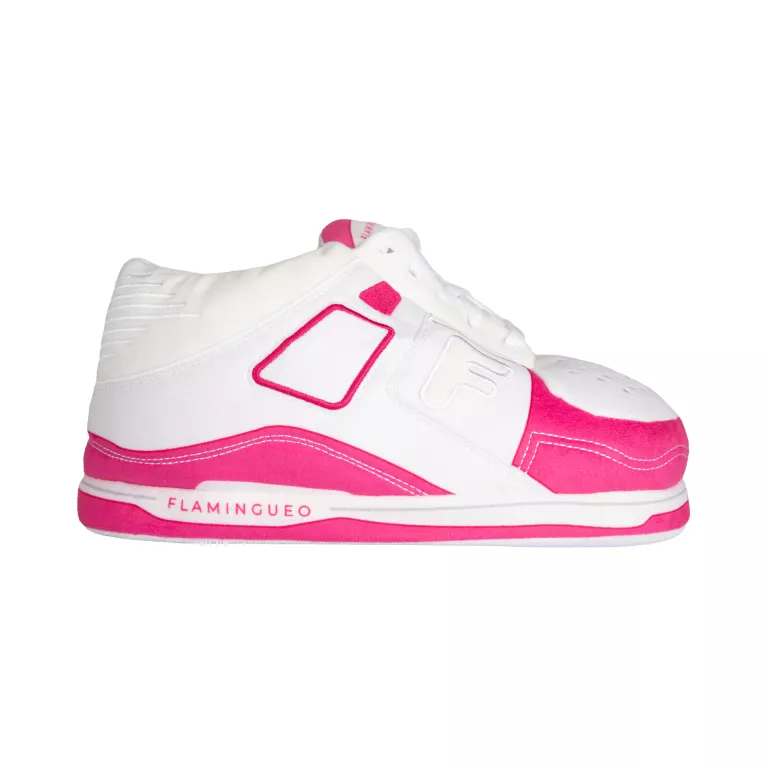 Růžovobílé sneakers bačkory