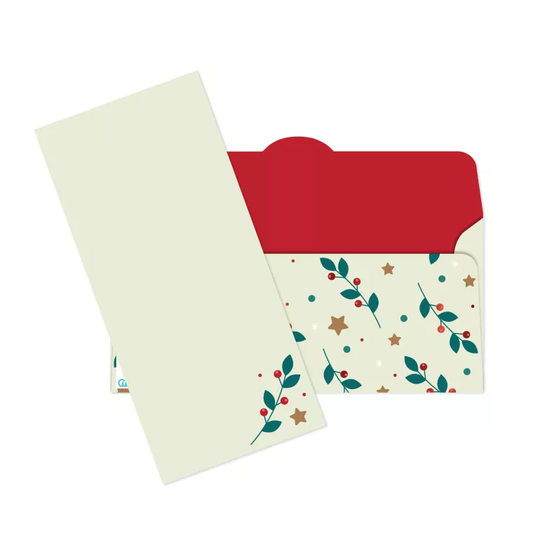 Vánoční kapsa na peníze - Hvězdičky