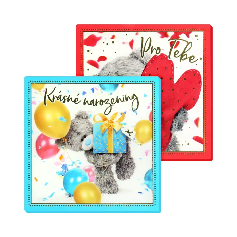 Dárková čokoláda s medvídkem Me to You