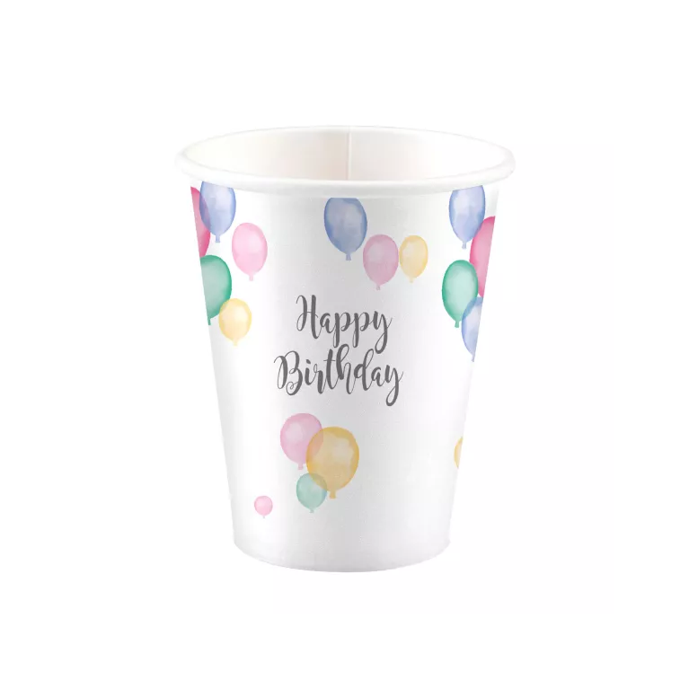Párty Set Happy Birthday pastelové balónky 50 ks