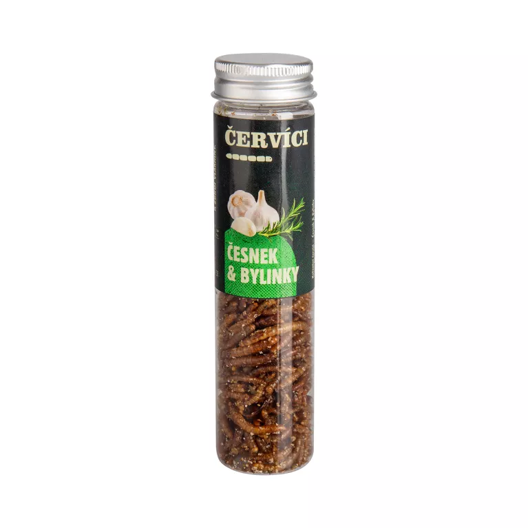 Křupaví červíci - Česnek a bylinky