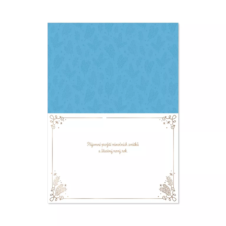 Vánoční přání Josef Lada - Půlnoční