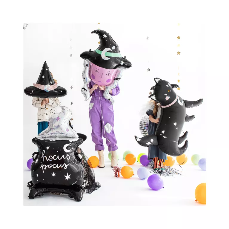 Balónek fóliový Černá kočka