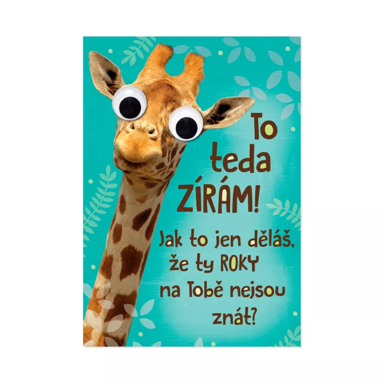Narozeninové přání - Žirafa