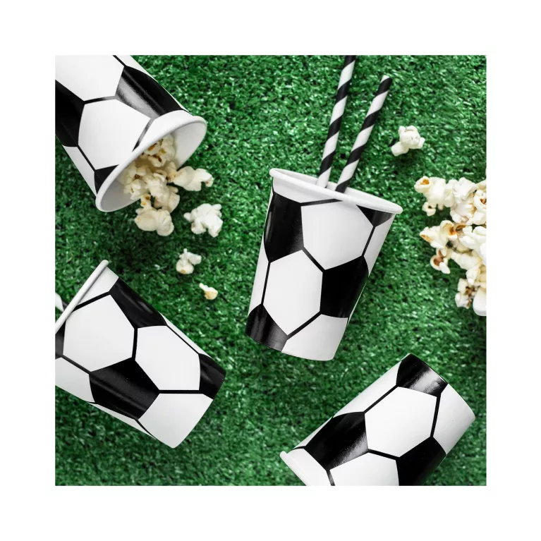 Kelímky Fotbalový míč  6 ks